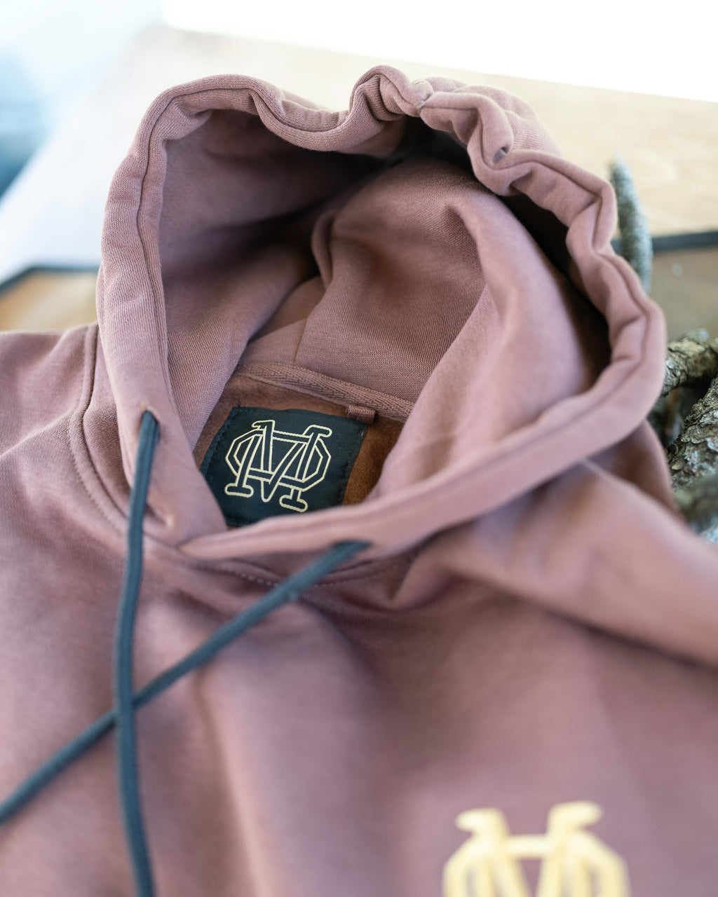 Burgundy & Gold Hoodie