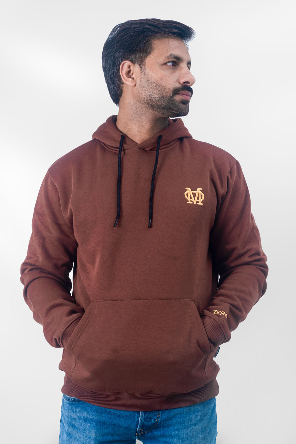 Burgundy & Gold Hoodie