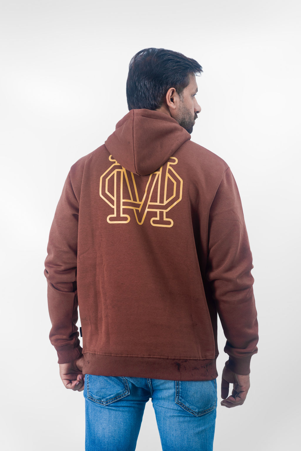 Burgundy & Gold Hoodie
