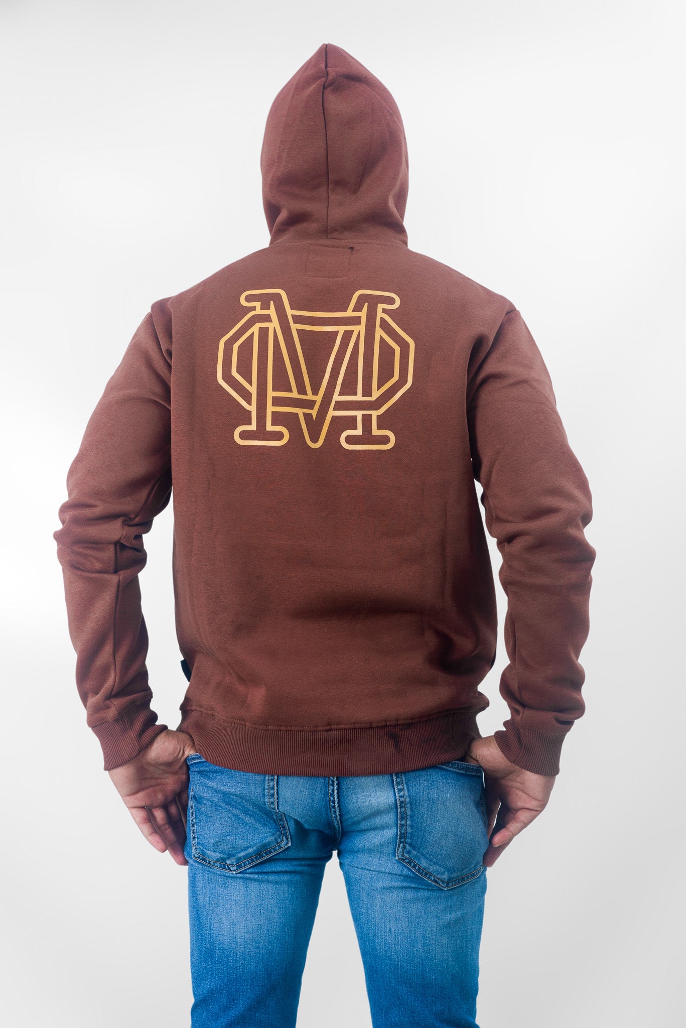 Burgundy & Gold Hoodie