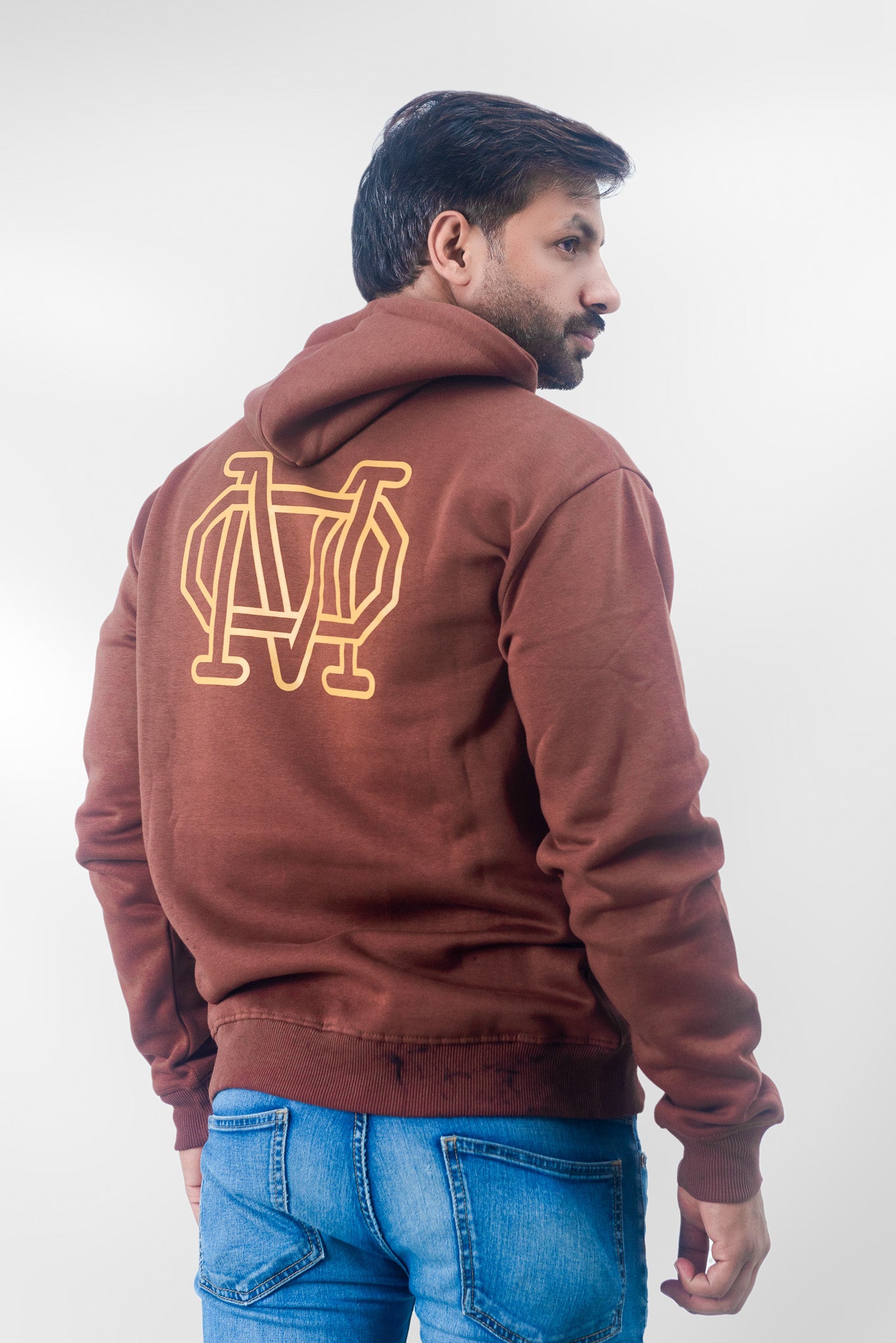 Burgundy & Gold Hoodie